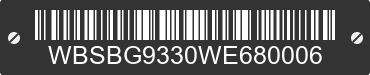 1998 BMW M3 WBSBG9330WE680006 VIN decoded
