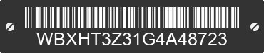 2016 BMW X1 WBXHT3Z31G4A48723 VIN decoded