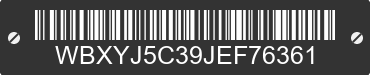 2018 BMW X2 WBXYJ5C39JEF76361 VIN decoded