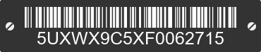 2015 BMW X3 5UXWX9C5XF0062715 VIN decoded