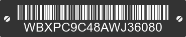 2010 BMW X3 WBXPC9C48AWJ36080 VIN decoded