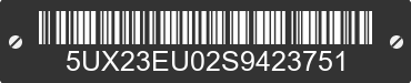 2025 BMW X5 5UX23EU02S9423751 VIN decoded