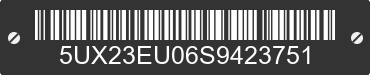 2025 BMW X5 5UX23EU06S9423751 VIN decoded