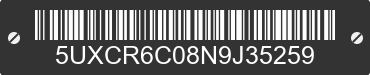 2022 BMW X5 5UXCR6C08N9J35259 VIN decoded