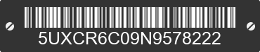 2022 BMW X5 5UXCR6C09N9578222 VIN decoded