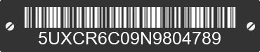 2022 BMW X5 5UXCR6C09N9804789 VIN decoded