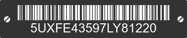 2007 BMW X5 5UXFE43597LY81220 VIN decoded