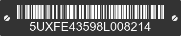 2008 BMW X5 5UXFE43598L008214 VIN decoded