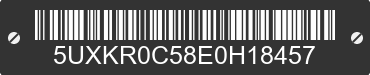 2014 BMW X5 5UXKR0C58E0H18457 VIN decoded