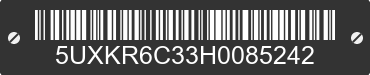 2017 BMW X5 5UXKR6C33H0085242 VIN decoded