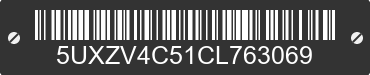 2012 BMW X5 5UXZV4C51CL763069 VIN decoded