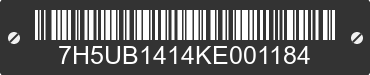 2019 BNM TRAILER SALES BNM Trailer Sales 7H5UB1414KE001184 VIN decoded