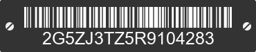 2024 BRIGHTDROP Zevo 2G5ZJ3TZ5R9104283 VIN decoded