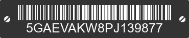 2023 BUICK Enclave 5GAEVAKW8PJ139877 VIN decoded
