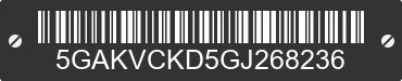 2016 BUICK Enclave 5GAKVCKD5GJ268236 VIN decoded