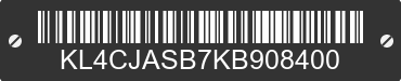 2019 BUICK Encore KL4CJASB7KB908400 VIN decoded