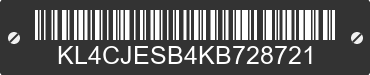 2019 BUICK Encore KL4CJESB4KB728721 VIN decoded