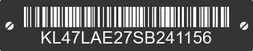 2025 BUICK Envista KL47LAE27SB241156 VIN decoded