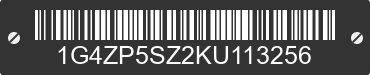 2019 BUICK LaCrosse 1G4ZP5SZ2KU113256 VIN decoded