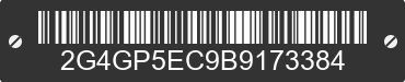 2011 BUICK Regal 2G4GP5EC9B9173384 VIN decoded