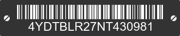 2022 BULLET Bullet 4YDTBLR27NT430981 VIN decoded