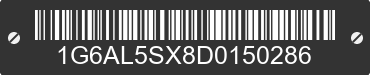2013 CADILLAC ATS 1G6AL5SX8D0150286 VIN decoded