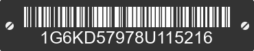 2008 CADILLAC DTS 1G6KD57978U115216 VIN decoded