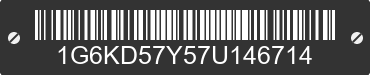 2007 CADILLAC DTS 1G6KD57Y57U146714 VIN decoded