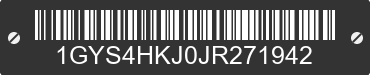 2018 CADILLAC Escalade ESV 1GYS4HKJ0JR271942 VIN decoded