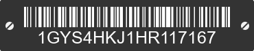2017 CADILLAC Escalade ESV 1GYS4HKJ1HR117167 VIN decoded