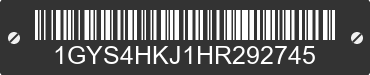 2017 CADILLAC Escalade ESV 1GYS4HKJ1HR292745 VIN decoded