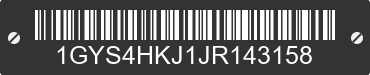 2018 CADILLAC Escalade ESV 1GYS4HKJ1JR143158 VIN decoded