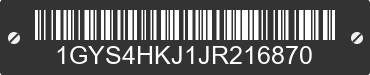 2018 CADILLAC Escalade ESV 1GYS4HKJ1JR216870 VIN decoded