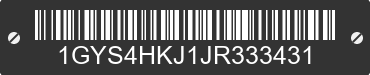 2018 CADILLAC Escalade ESV 1GYS4HKJ1JR333431 VIN decoded