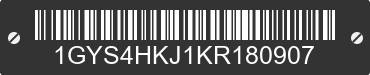 2019 CADILLAC Escalade ESV 1GYS4HKJ1KR180907 VIN decoded
