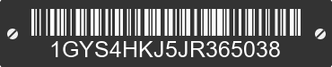 2018 CADILLAC Escalade ESV 1GYS4HKJ5JR365038 VIN decoded