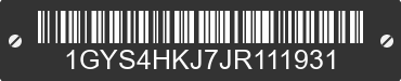 2018 CADILLAC Escalade ESV 1GYS4HKJ7JR111931 VIN decoded
