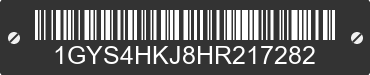 2017 CADILLAC Escalade ESV 1GYS4HKJ8HR217282 VIN decoded