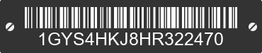 2017 CADILLAC Escalade ESV 1GYS4HKJ8HR322470 VIN decoded