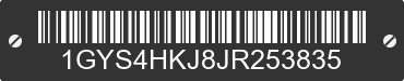 2018 CADILLAC Escalade ESV 1GYS4HKJ8JR253835 VIN decoded