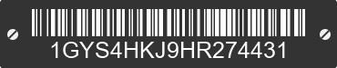 2017 CADILLAC Escalade ESV 1GYS4HKJ9HR274431 VIN decoded
