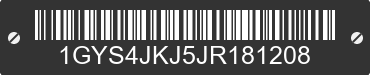 2018 CADILLAC Escalade ESV 1GYS4JKJ5JR181208 VIN decoded