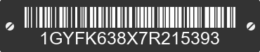 2007 CADILLAC Escalade 1GYFK638X7R215393 VIN decoded