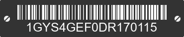 2013 CADILLAC Escalade 1GYS4GEF0DR170115 VIN decoded