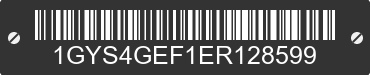 2014 CADILLAC Escalade 1GYS4GEF1ER128599 VIN decoded