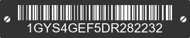 2013 CADILLAC Escalade 1GYS4GEF5DR282232 VIN decoded