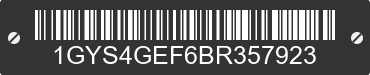 2011 CADILLAC Escalade 1GYS4GEF6BR357923 VIN decoded
