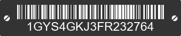 2015 CADILLAC Escalade 1GYS4GKJ3FR232764 VIN decoded