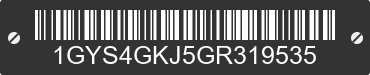 2016 CADILLAC Escalade 1GYS4GKJ5GR319535 VIN decoded