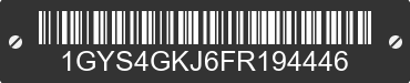 2015 CADILLAC Escalade 1GYS4GKJ6FR194446 VIN decoded